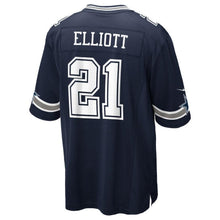 Load image into Gallery viewer, Ezekiel Elliott Dallas Cowboys Nike Game Jersey - Navy