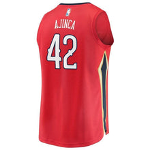 Load image into Gallery viewer, Alexis Ajinca New Orleans Pelicans Fanatics Branded Fast Break Player Jersey Red - Statement Edition