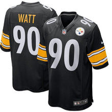 Load image into Gallery viewer, T.J. Watt Pittsburgh Steelers Nike Game Jersey - Black