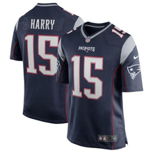 Load image into Gallery viewer, N'Keal Harry New England Patriots Nike Game Jersey - Navy