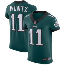 Load image into Gallery viewer, Carson Wentz Philadelphia Eagles Nike Vapor Untouchable Elite Player Jersey - Midnight Green