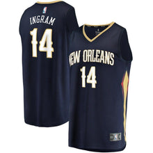 Load image into Gallery viewer, Brandon Ingram New Orleans Pelicans Fanatics Branded Fast Break Jersey Navy - Icon Edition