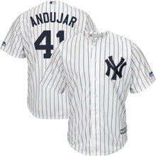 Load image into Gallery viewer, Miguel Andujar New York Yankees Majestic Home Official Cool Base Replica Player Jersey - White