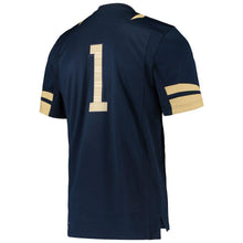 Load image into Gallery viewer, Georgia Tech Yellow Jackets adidas Team Premier Football Jersey - Navy