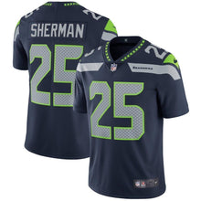 Load image into Gallery viewer, Richard Sherman Seattle Seahawks Nike Vapor Untouchable Limited Player Jersey - College Navy
