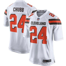 Load image into Gallery viewer, Nick Chubb Cleveland Browns Nike Player Game Jersey - White