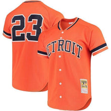 Load image into Gallery viewer, Kirk Gibson Detroit Tigers Mitchell &amp; Ness Fashion Cooperstown Collection Mesh Batting Practice Jersey - Orange