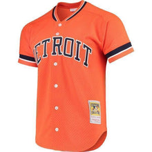 Load image into Gallery viewer, Kirk Gibson Detroit Tigers Mitchell &amp; Ness Fashion Cooperstown Collection Mesh Batting Practice Jersey - Orange