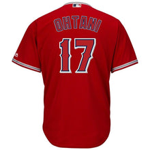 Load image into Gallery viewer, Shohei Ohtani Los Angeles Angels Majestic Alternate Official Cool Base Replica Player Jersey - Scarlet