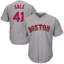 Load image into Gallery viewer, Chris Sale Boston Red Sox Majestic Road Cool Base Jersey - Gray