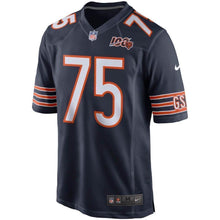 Load image into Gallery viewer, Kyle Long Chicago Bears Nike 100th Season Game Jersey - Navy
