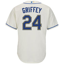 Load image into Gallery viewer, Ken Griffey Jr. Seattle Mariners Majestic Alternate Official Cool Base Replica Player Jersey - Cream