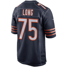 Load image into Gallery viewer, Kyle Long Chicago Bears Nike 100th Season Game Jersey - Navy