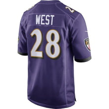 Load image into Gallery viewer, Terrance West Baltimore Ravens Nike Game Jersey - Purple