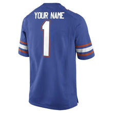 Load image into Gallery viewer, Florida Gators Nike Custom Replica Football Jersey - Royal