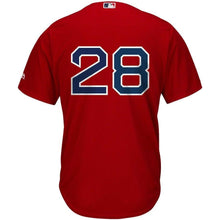 Load image into Gallery viewer, J.D. Martinez Boston Red Sox Majestic Alternate Official Cool Base Replica Player Jersey - Scarlet