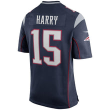 Load image into Gallery viewer, N'Keal Harry New England Patriots Nike Game Jersey - Navy