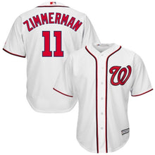 Load image into Gallery viewer, Ryan Zimmerman Washington Nationals Majestic Cool Base Player Jersey - White