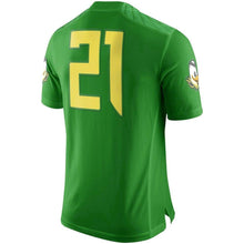 Load image into Gallery viewer, Oregon Ducks Nike #21 Limited Football Jersey - Apple Green