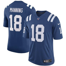 Load image into Gallery viewer, Peyton Manning Indianapolis Colts Nike NFL 100 Retired Vapor Limited Jersey – Royal