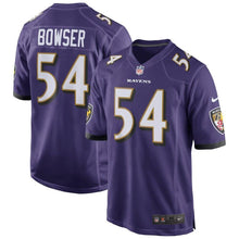 Load image into Gallery viewer, Tyus Bowser Baltimore Ravens Nike Game Jersey - Purple