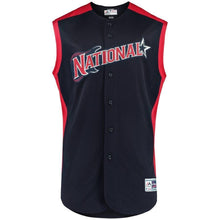 Load image into Gallery viewer, National League Majestic 2019 MLB All-Star Futures Game Jersey - Navy/Red