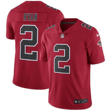 Load image into Gallery viewer, Matt Ryan Atlanta Falcons Nike Vapor Untouchable Color Rush Limited Player Jersey - Red