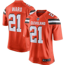 Load image into Gallery viewer, Denzel Ward Cleveland Browns Nike Game Player Jersey - Orange