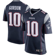 Load image into Gallery viewer, Josh Gordon New England Patriots Nike Player Game Jersey - Navy
