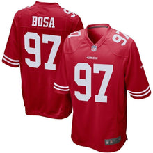 Load image into Gallery viewer, Nick Bosa San Francisco 49ers Nike 2019 NFL Draft First Round Pick Game Jersey - Scarlet