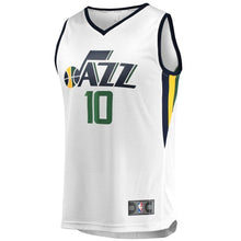 Load image into Gallery viewer, Mike Conley Utah Jazz Fanatics Branded White Fast Break Jersey - Association Edition