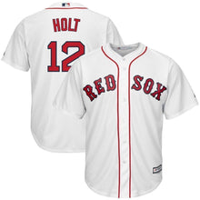 Load image into Gallery viewer, Brock Holt Boston Red Sox Majestic Home Cool Base Replica Player Jersey - White