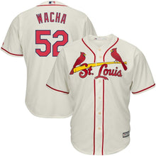 Load image into Gallery viewer, St. Louis Cardinals Majestic Alternate Official Cool Base Player Replica Jersey - Cream