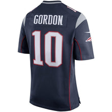 Load image into Gallery viewer, Josh Gordon New England Patriots Nike Player Game Jersey - Navy