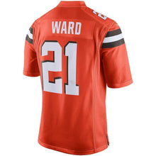 Load image into Gallery viewer, Denzel Ward Cleveland Browns Nike Game Player Jersey - Orange