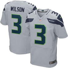 Load image into Gallery viewer, Russell Wilson Seattle Seahawks Nike Elite Jersey - Gray