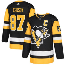 Load image into Gallery viewer, Sidney Crosby Pittsburgh Penguins adidas Player Jersey - Black