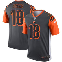 Load image into Gallery viewer, A.J. Green Cincinnati Bengals Nike Inverted Legend Jersey - Silver