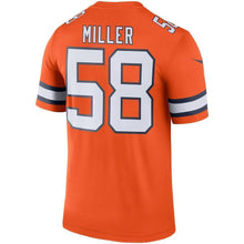 Load image into Gallery viewer, Von Miller Denver Broncos Nike Color Rush Legend Jersey - Orange