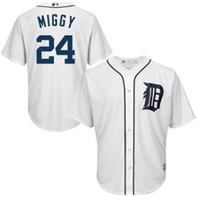 Load image into Gallery viewer, Miguel Cabrera Detroit Tigers Majestic Nickname Cool Base Player Jersey - White
