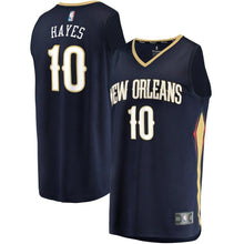Load image into Gallery viewer, Jaxson Hayes New Orleans Pelicans Fanatics Branded Fast Break Jersey Navy - Icon Edition
