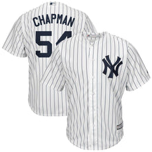 Load image into Gallery viewer, Aroldis Chapman New York Yankees Majestic Cool Base Home Player Jersey - White