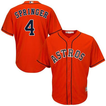Load image into Gallery viewer, George Springer Houston Astros Majestic Cool Base Player Jersey - Orange