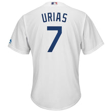 Load image into Gallery viewer, Julio Urias Los Angeles Dodgers Majestic Home Cool Base Player Jersey - White