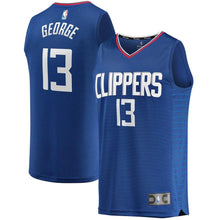 Load image into Gallery viewer, Paul George LA Clippers Fanatics Branded 2019/20 Fast Break Replica Jersey Blue - Icon Edition