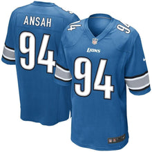Load image into Gallery viewer, Ezekiel Ansah Detroit Lions Nike Game Jersey - Light Blue