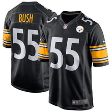 Load image into Gallery viewer, Devin Bush Pittsburgh Steelers Nike Game Jersey - Black