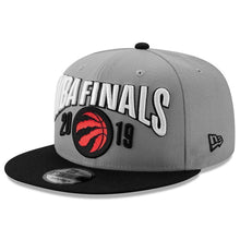 Load image into Gallery viewer, Men's Toronto Raptors New Era Graphite/Black 2019 Eastern Conference Champions Locker Room 9FIFTY Adjustable Hat