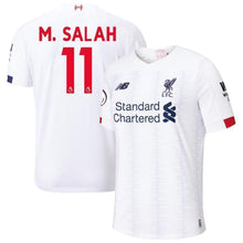 Load image into Gallery viewer, Mohamed Salah Liverpool New Balance Away Soccer Jersey 2019-20 – White