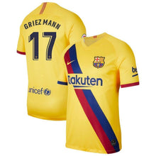 Load image into Gallery viewer, Antoine Griezmann Barcelona 2019/20 Away Stadium Player Jersey - Yellow